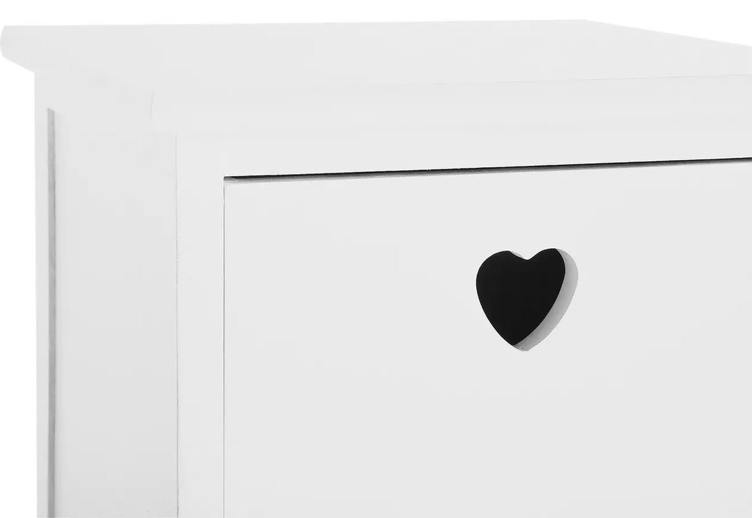 Home Edie 4 Drawer Storage Unit – White