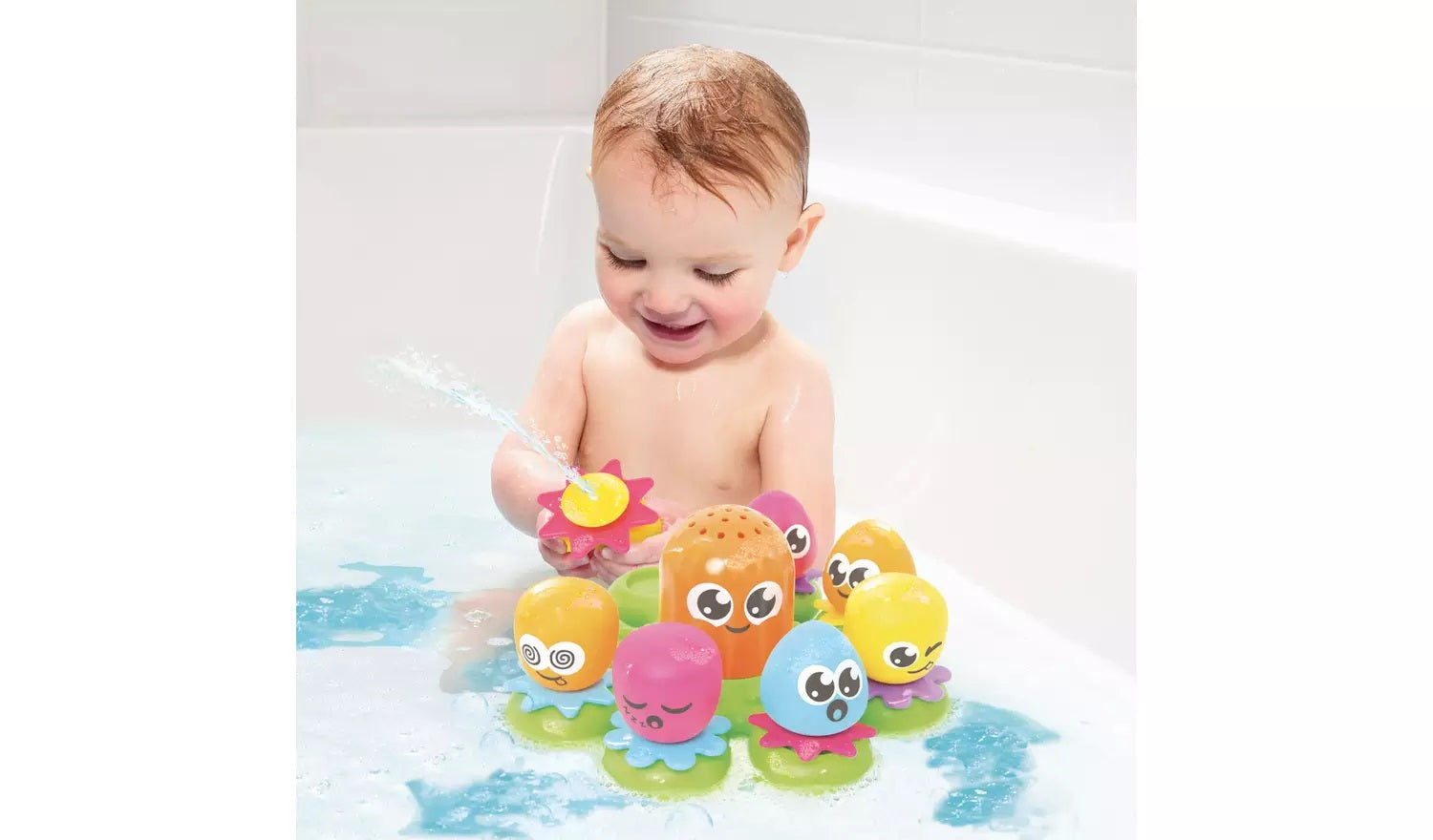 Tomy toomies sale octopals bath toy