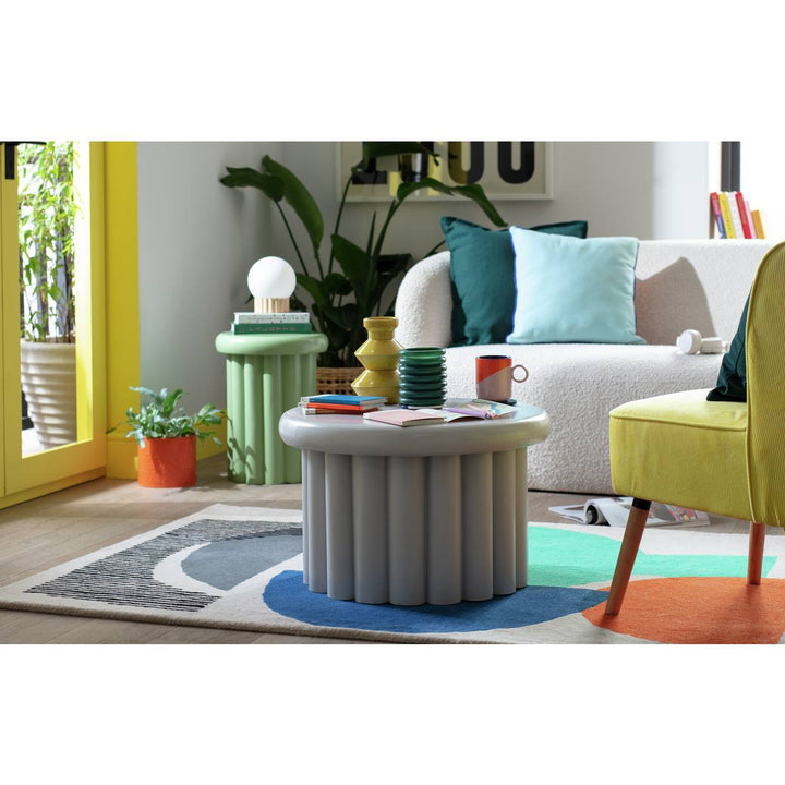 Habitat Studio Round Coffee Table - Grey