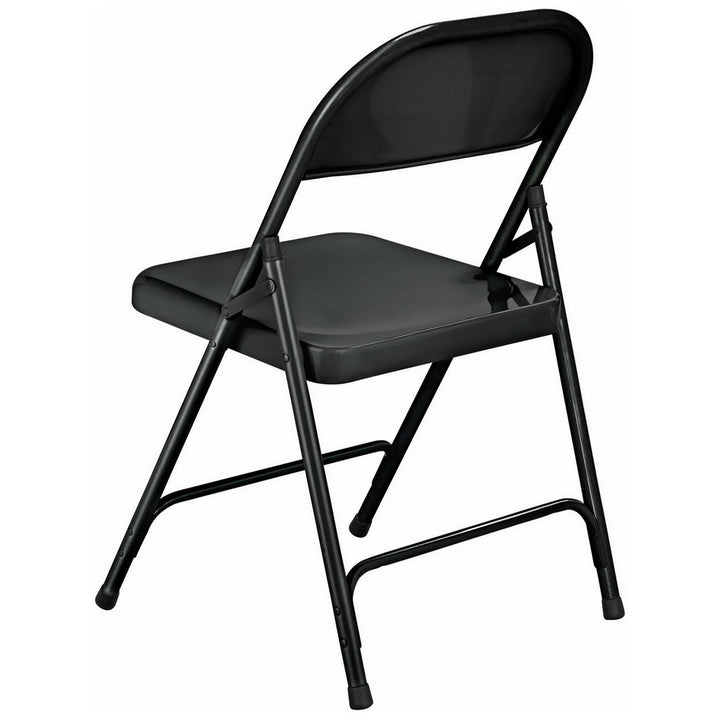 Habitat Macadam Metal Folding Chair - Black