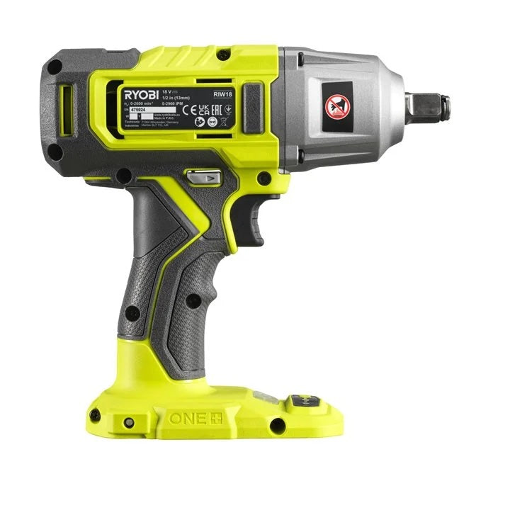 Ryobi RIW18-0 18V ONE+ Cordless 3-Speed Impact Wrench (Bare Tool)