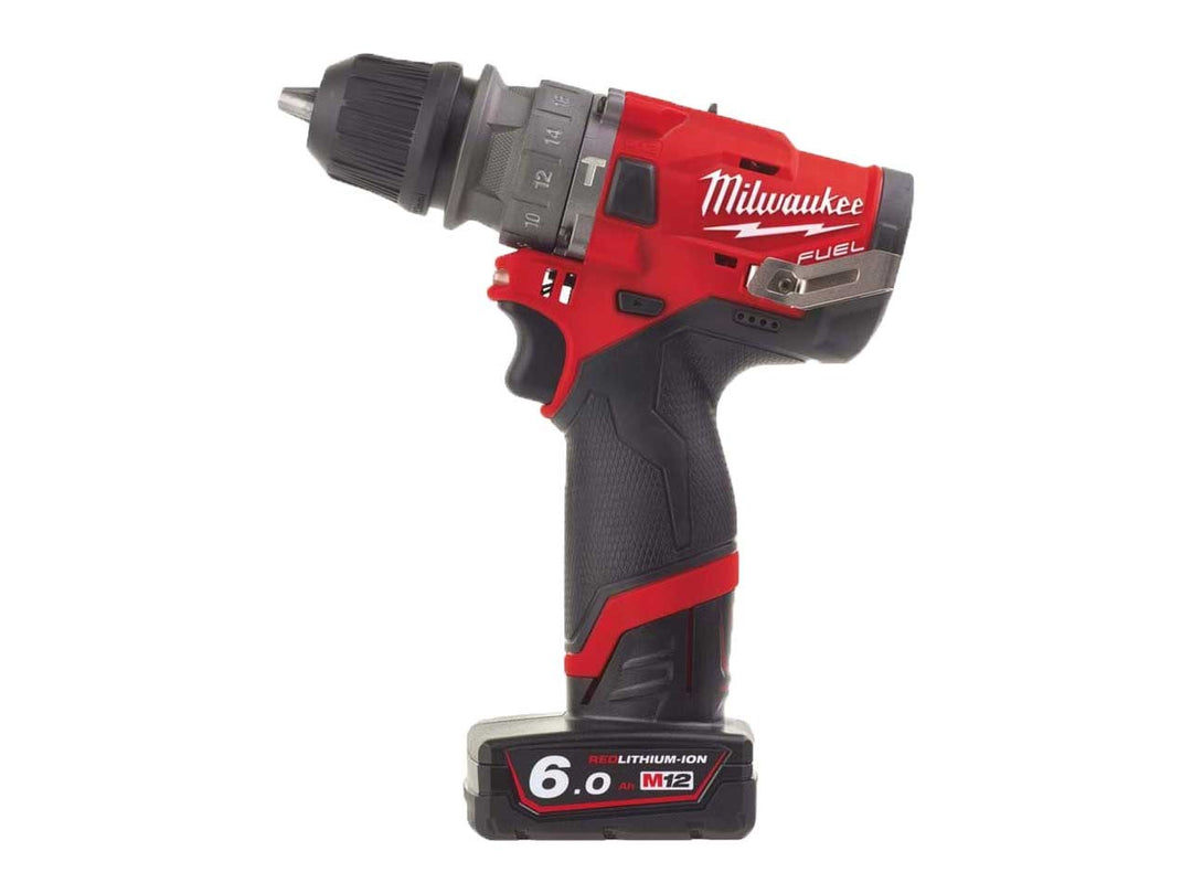 Milwaukee M12FPDXKIT-602X 12v Removable Chuck Percussion Drill (No Angle Head)