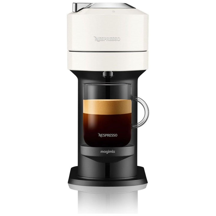 Nespresso Vertuo Next Pod Coffee Machine Bundle Magimix White