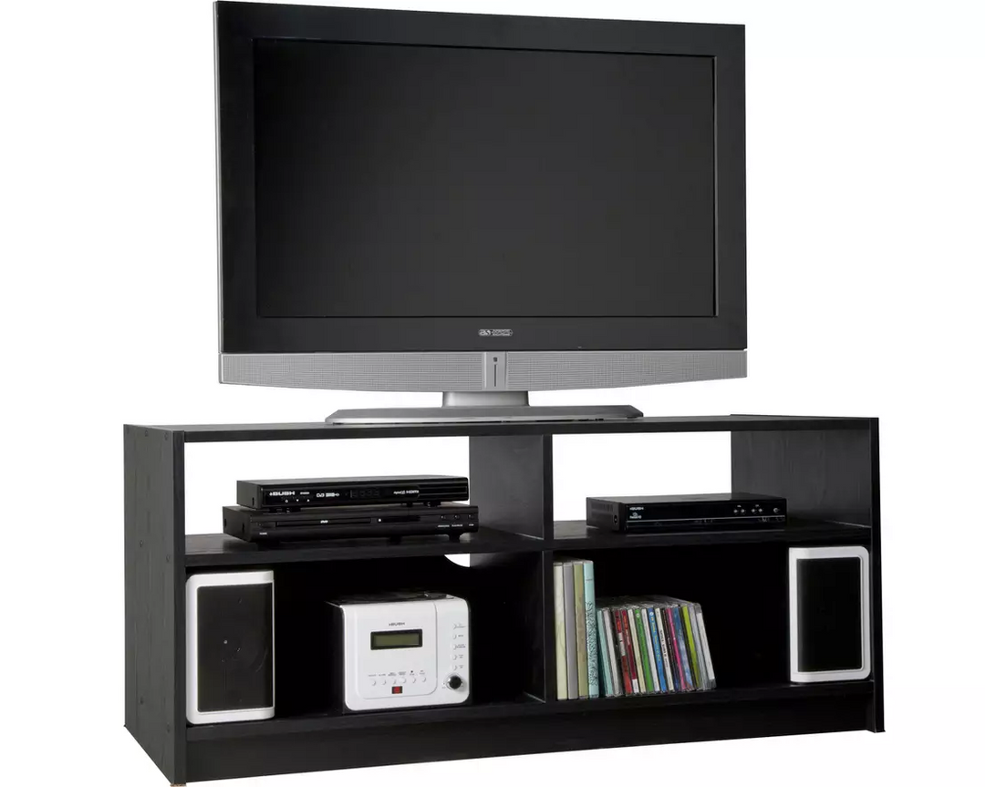 Home Maine TV Unit - Black Ash Effect