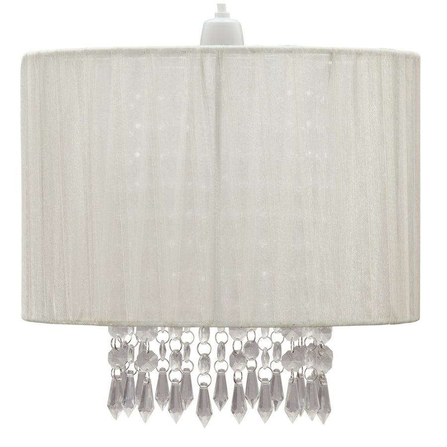 Home Grazia Voile Droplets Light Shade - Cream