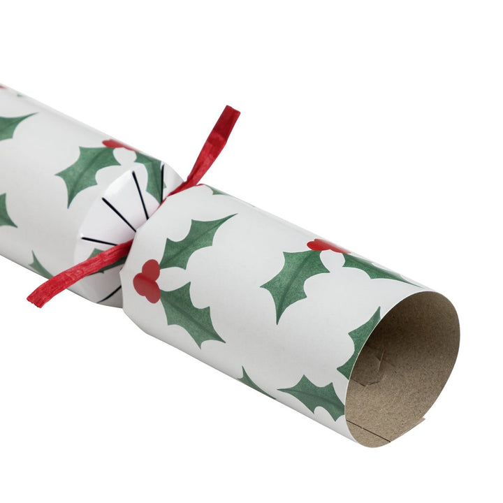 Home Pack of 24 Family Holly Christmas Crackers