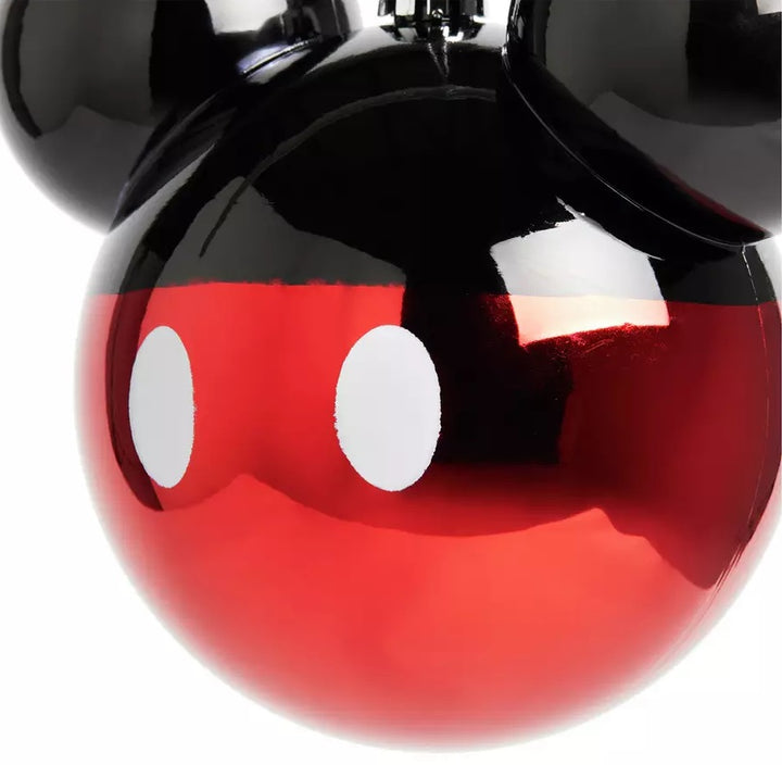 Disney Large Mickey Mouse Christmas Bauble - Red