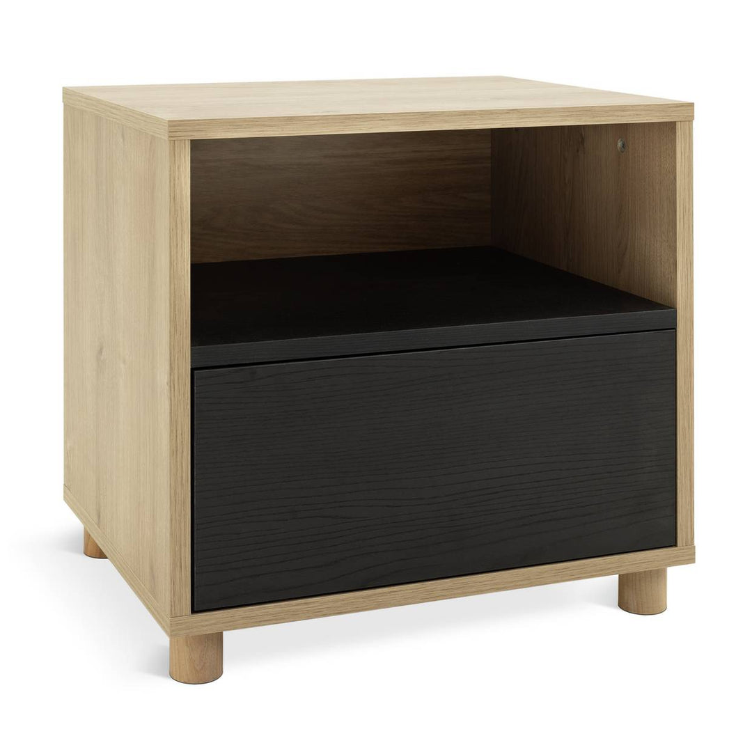 Habitat Koda 1 Drawer Bedside Table - Black