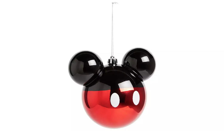 Disney Large Mickey Mouse Christmas Bauble - Red