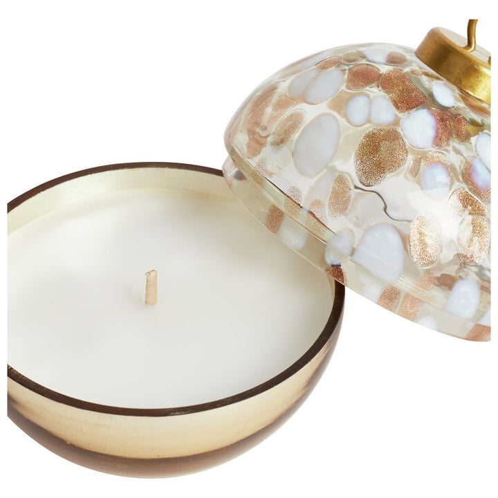 Home Gold Small Bauble Candle - Christmas Spice