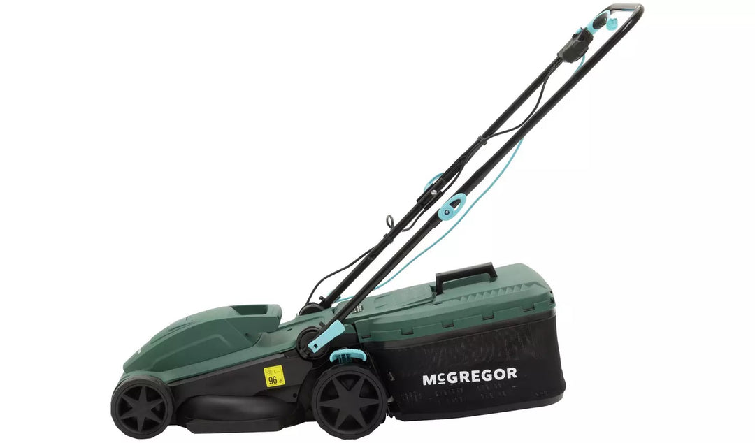 McGregor 1400w Corded 34cm Rotary Lawnmower and 350w 25cm Grass Trimmer