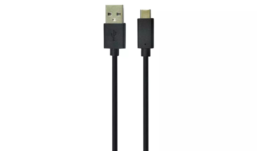 USB to Type C 2m Charging Cable - Black