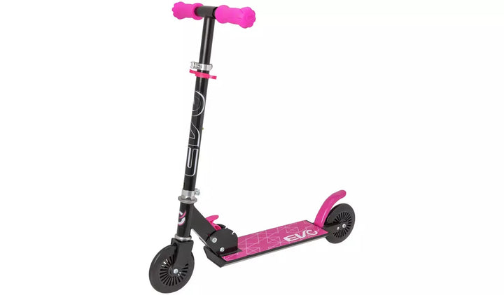 EVO 2 Wheel Scooter - Black & Pink