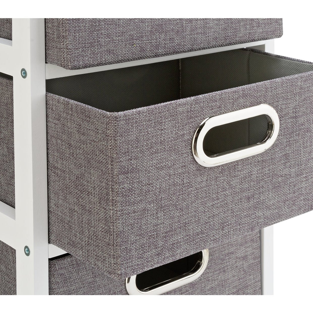 Home 4 Drawer Bathroom Storage Unit – Grey