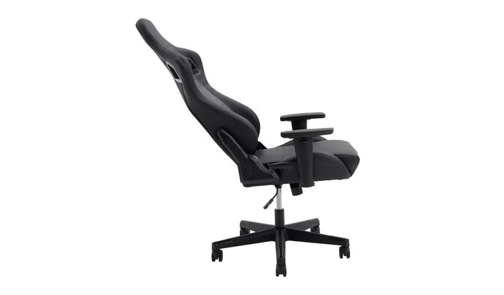 Home Veda Faux Leather Office Gaming Chair - Black