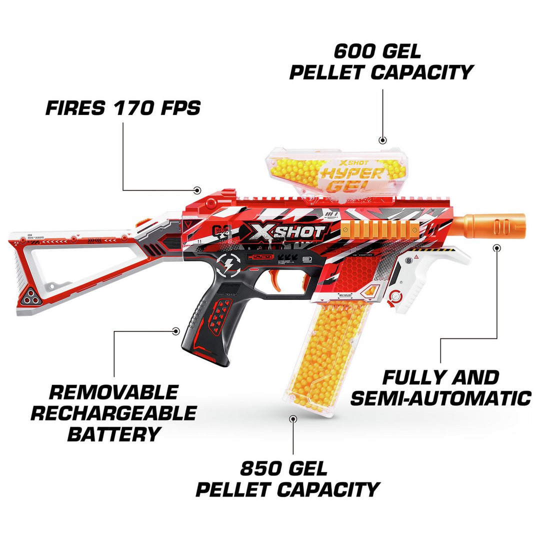 Zuru X-Shot Hyper Gel Trace Fire Blaster