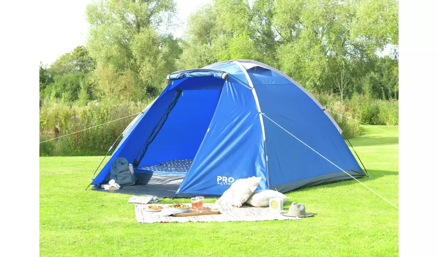 Proaction 6 man 2 room cheap tunnel camping tent