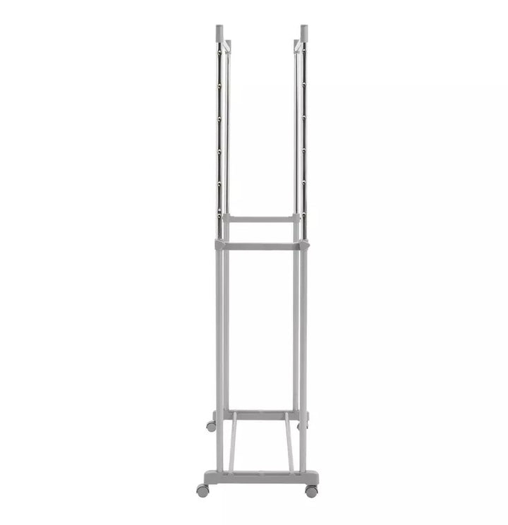 Home Double Clothes Rail - Grey