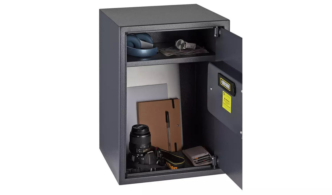 Home Tall Electronic Steel Safe with Shelf