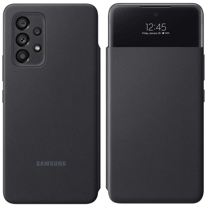 Samsung A53 Smart View Phone Cover -Black