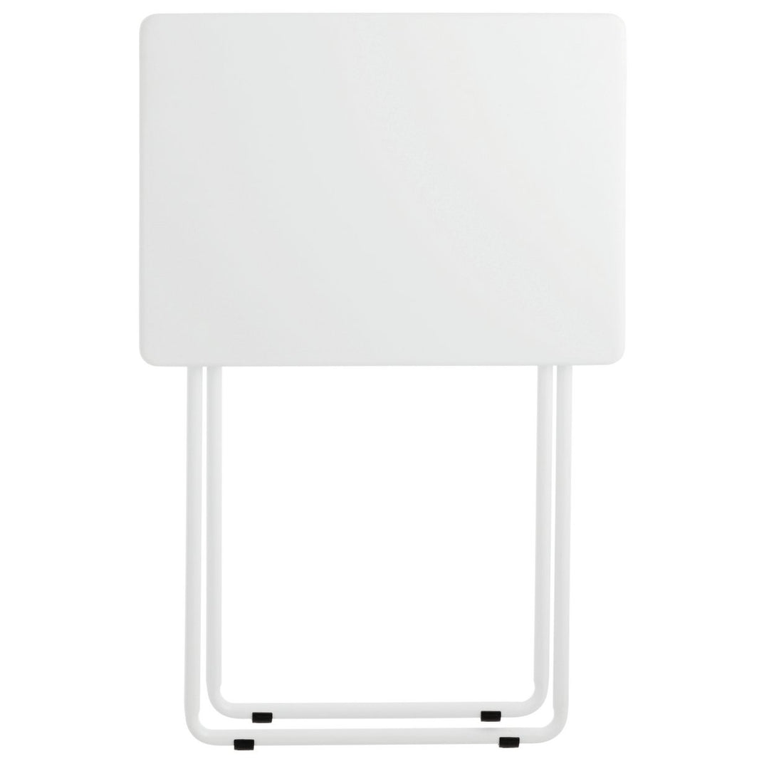 Habitat Airo Metal Folding Side Table - White