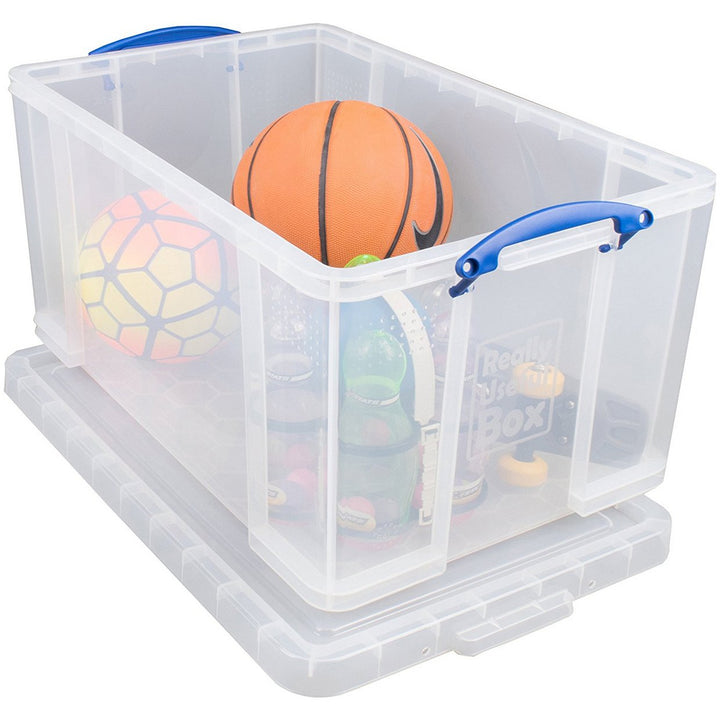 Really Useful 84 Litre Storage Box - Clear