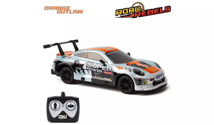 CMJ RC Cars 1:24 Scale Road Rebels-Orange