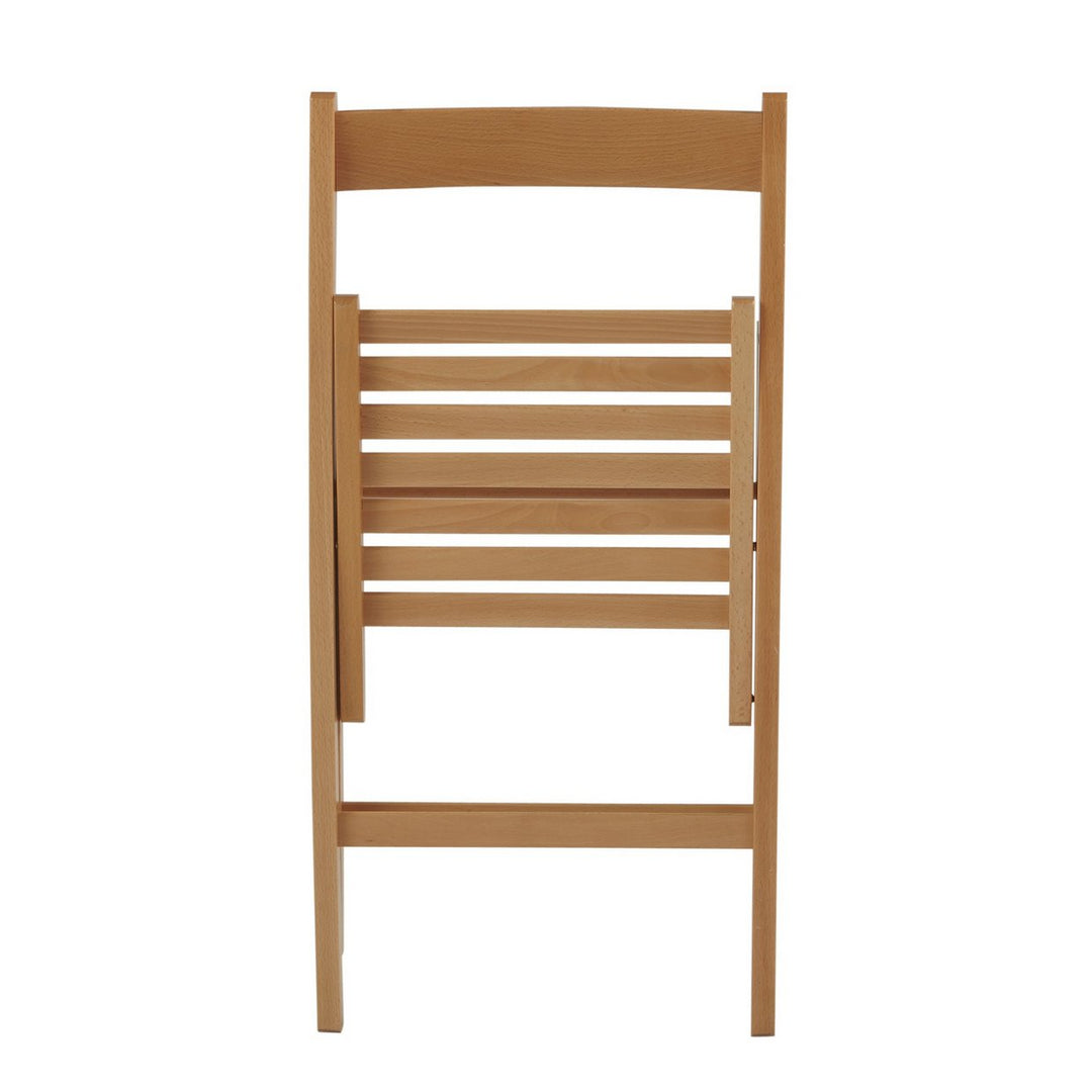 Habitat Wooden Folding Chair - Light Wood