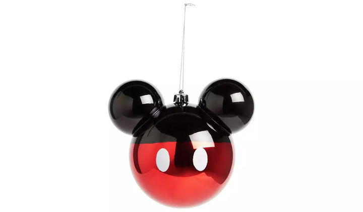 Disney Large Mickey Mouse Christmas Bauble - Red