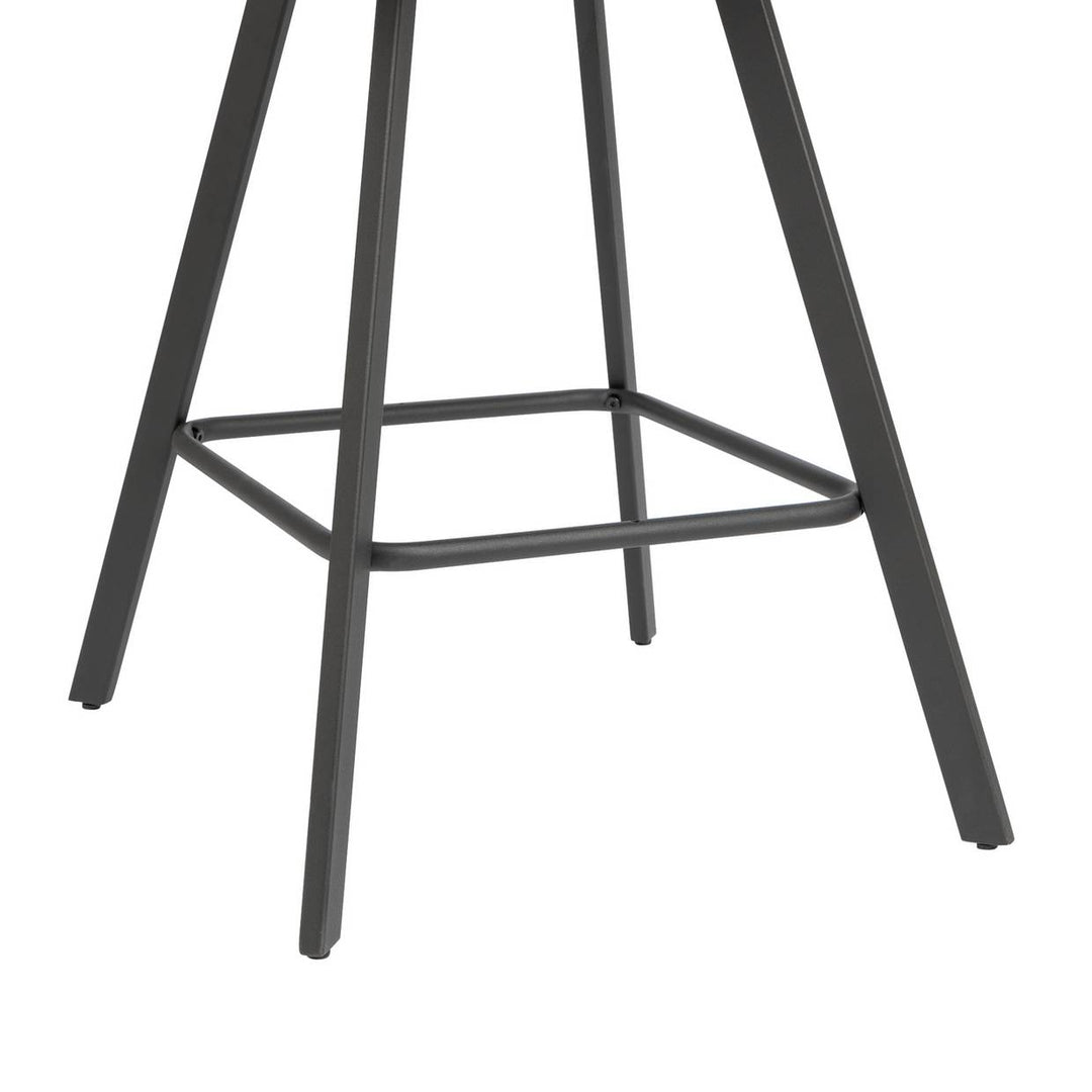 Home Keaton Velvet Counter Bar Stool - Dark Blue