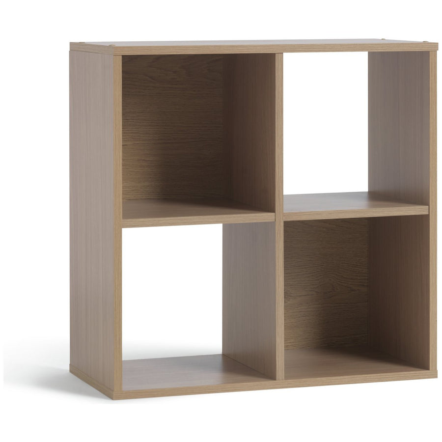 Home Squares 4 Cube Storage Unit - Oak Effect