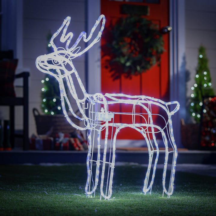 Home Animated LED Grazing Reindeer Christmas Decoration