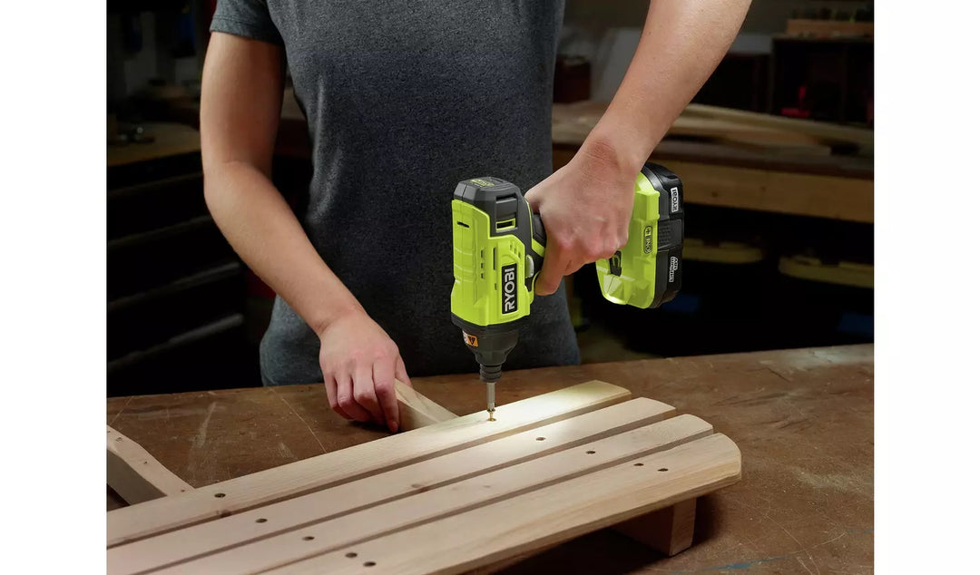 Ryobi R18PDID2-215S 18V ONE+™ Cordless Drilling & Driving Starter Kit 