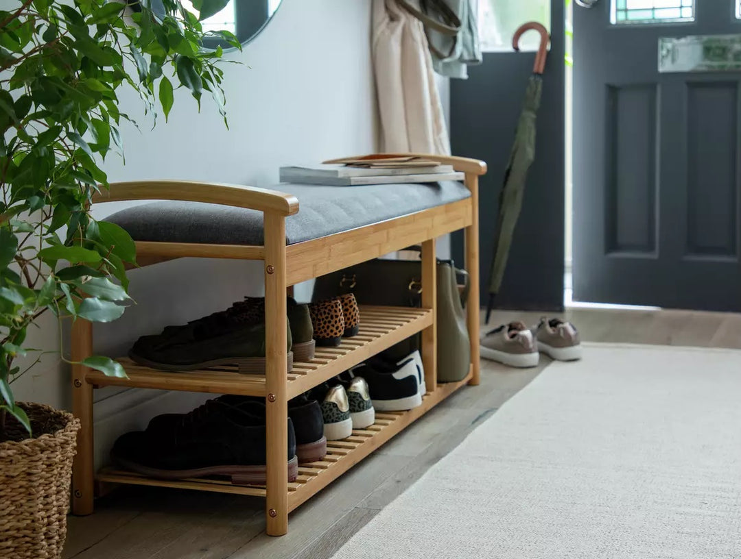 Habitat Apia Shoe Storage Bench - Natural