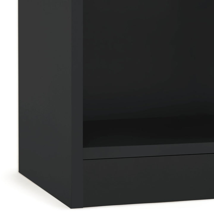 Home Malibu Short Bookcase - Black