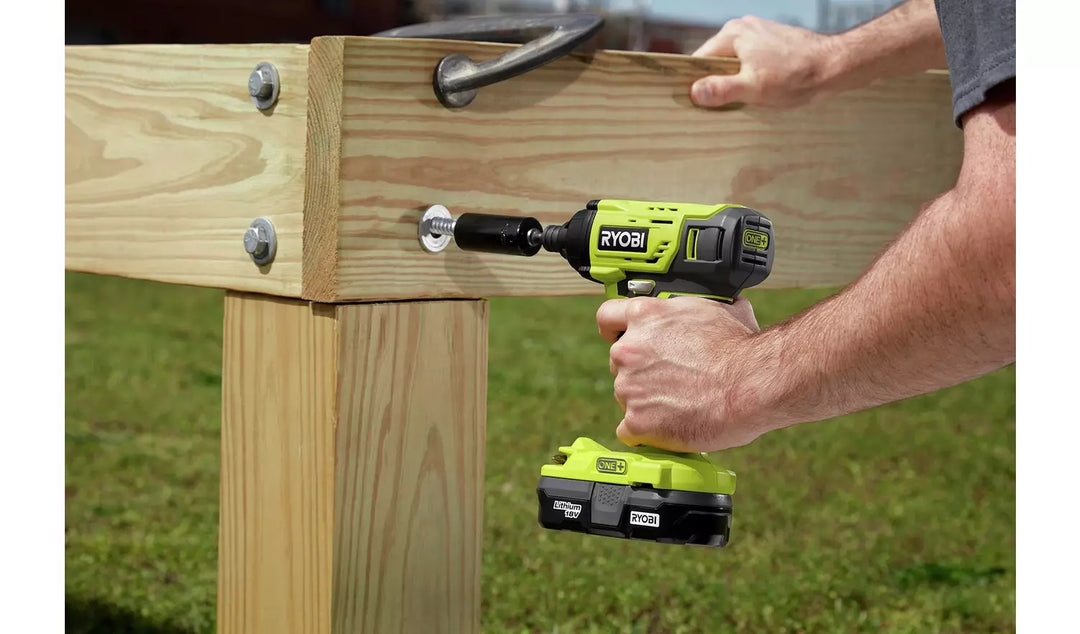 Ryobi R18PDID2-215S 18V ONE+™ Cordless Drilling & Driving Starter Kit 