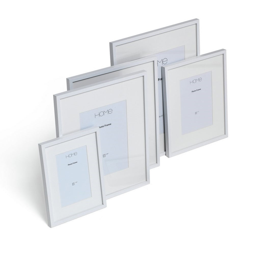 Home Pack of 6 White Picture Frames