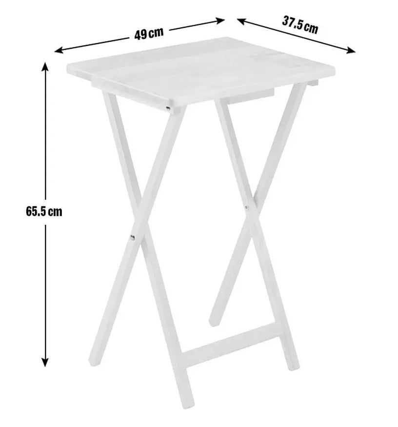 Home Single Folding Tray Table - Natural