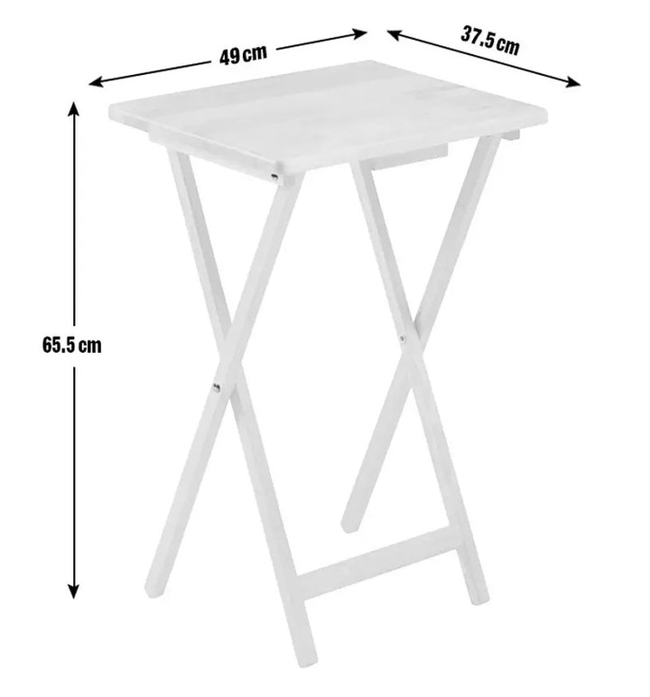 Home Single Folding Tray Table - Natural