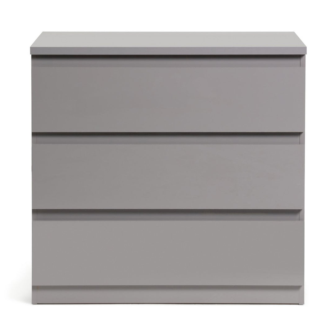 Habitat Jenson 3 Drawer Chest - Grey Gloss