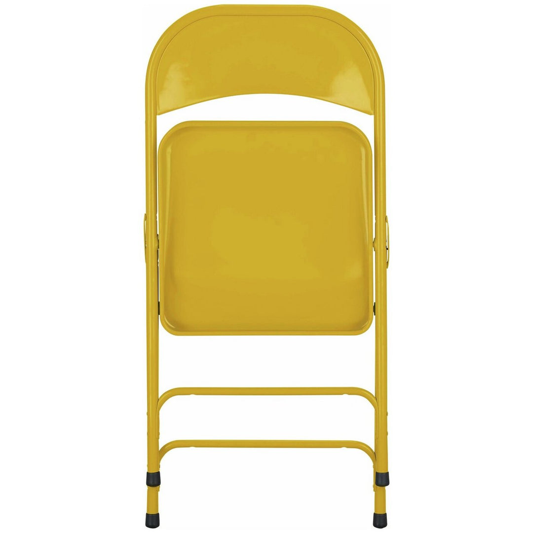 Habitat Macadam Metal Folding Chair - Yellow