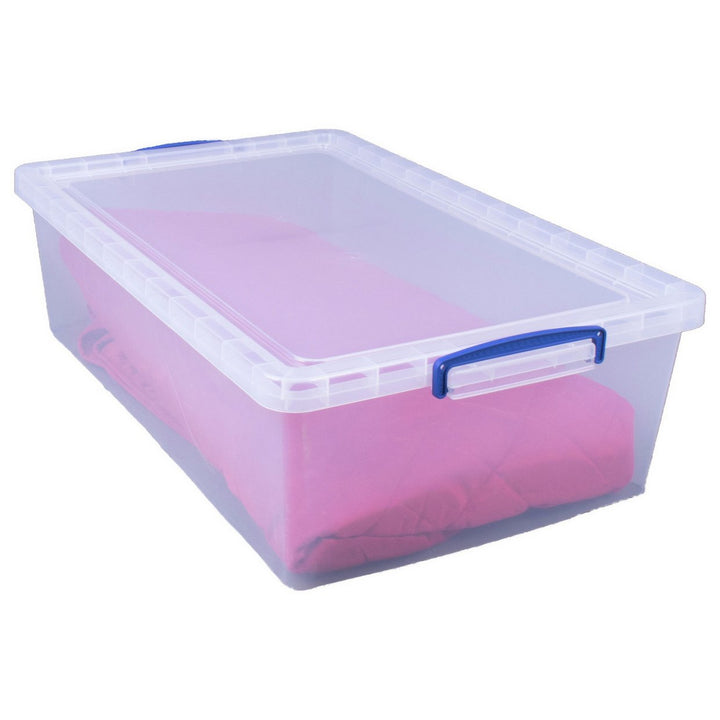 Really Useful Set Of 3 43 Litre Storage Boxes - Clear