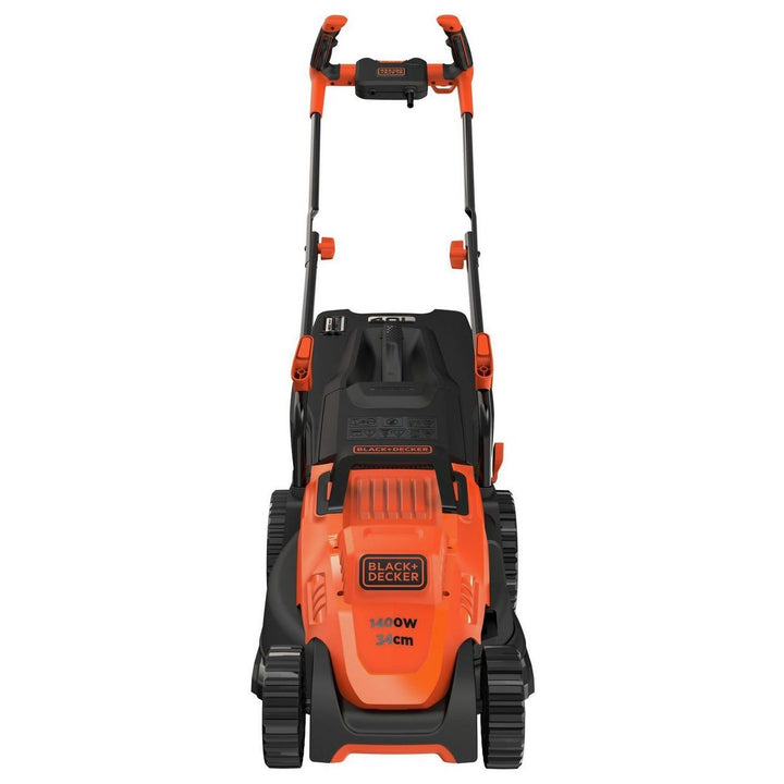 Black + Decker 34cm Corded Rotary Lawnmower - 1400W