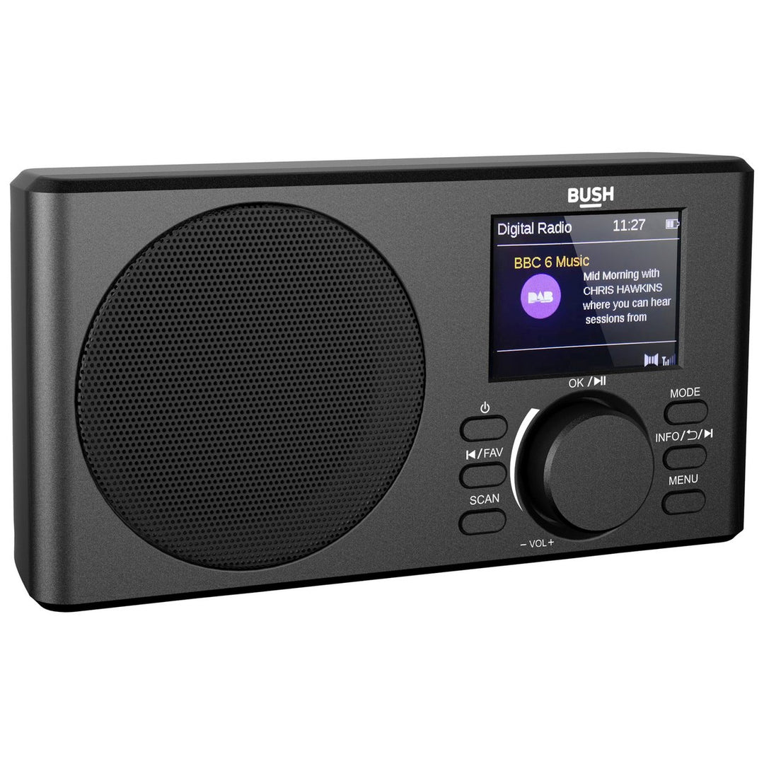 Bush Hampton Dab+ Portable Radio - Black