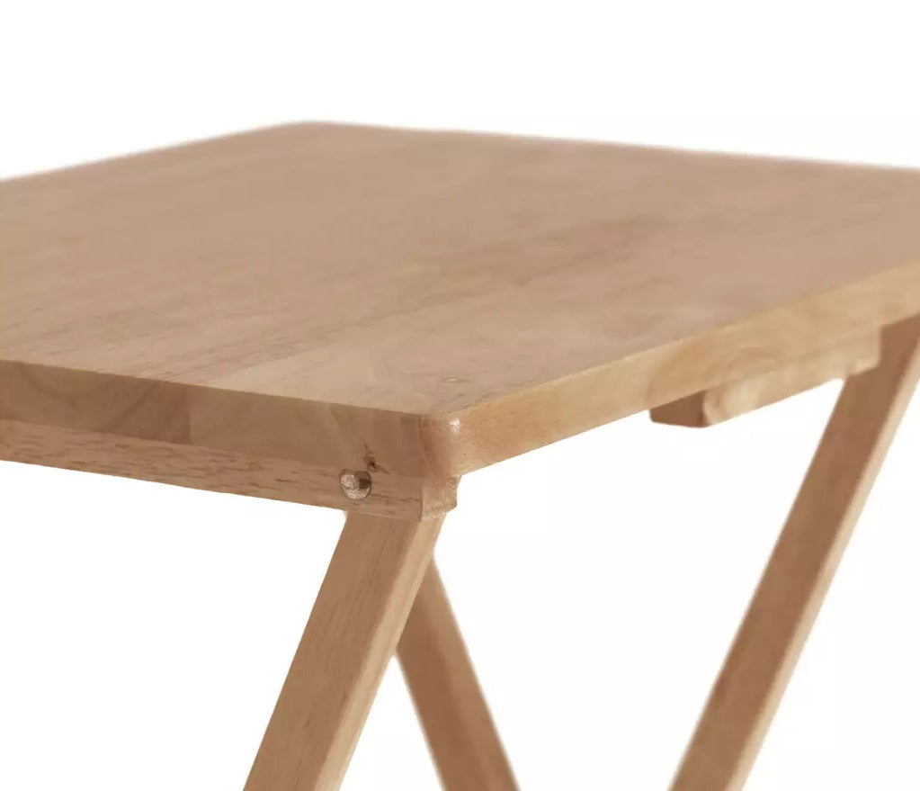 Home Single Folding Tray Table - Natural