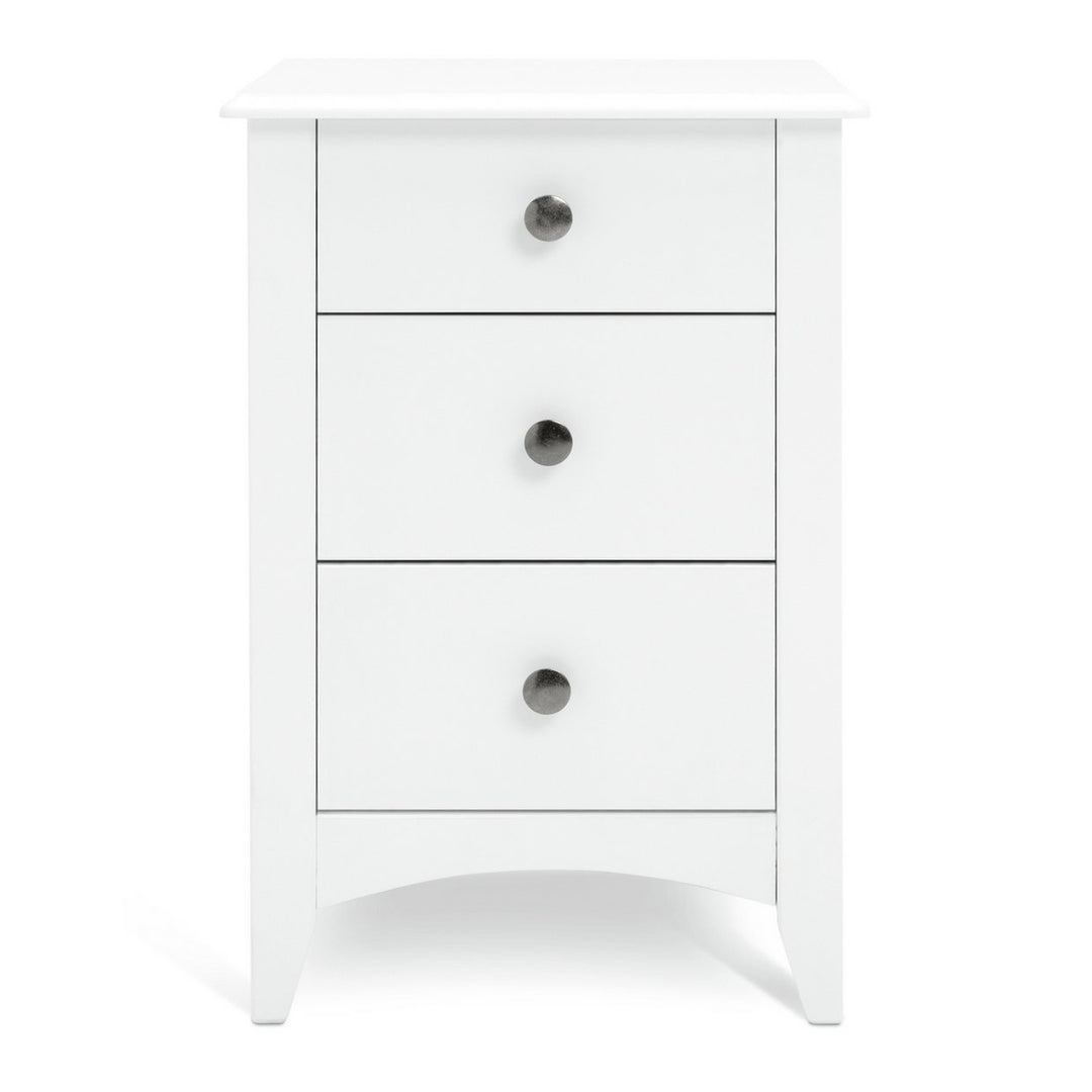 Habitat Minato 3 Drawer Bedside Table - White