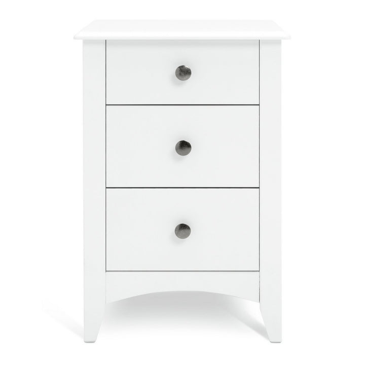 Habitat Minato 3 Drawer Bedside Table - White