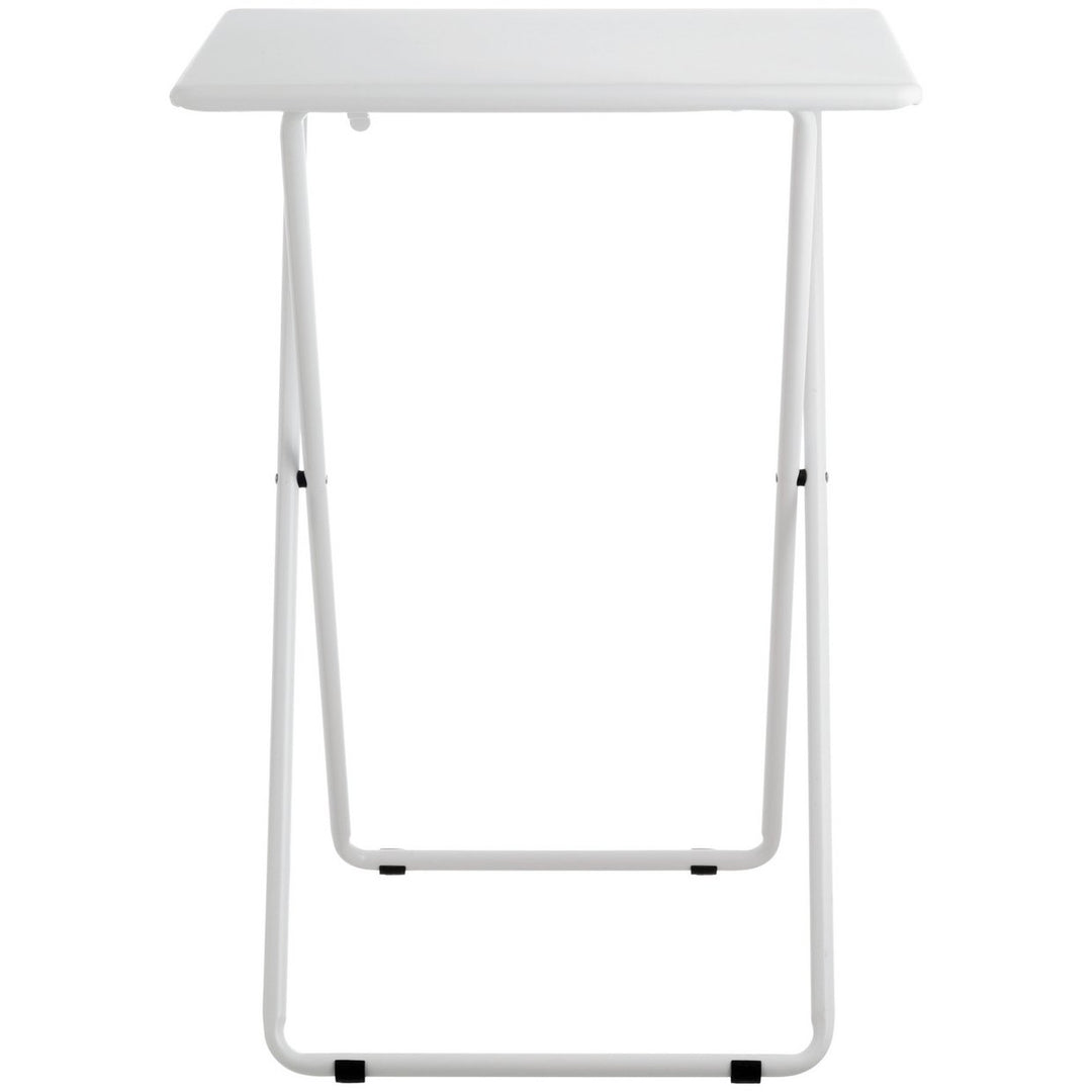 Habitat Airo Metal Folding Side Table - White