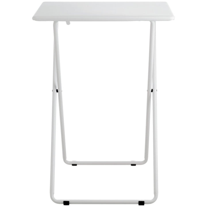 Habitat Airo Metal Folding Side Table - White