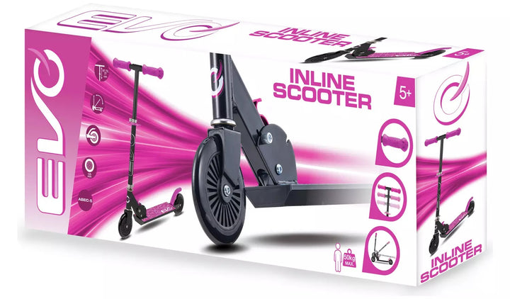 EVO 2 Wheel Scooter - Black & Pink